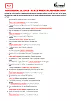 Aperçu - Feuilles d'exercices - CONDITIONAL CLAUSES – 30 B2 Key Word Transformations - Page 3