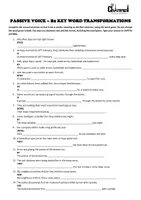 Vorschau - Arbeitsblätter - PASSIVE VOICE – 30 B2 Key Word Transformations - Seite 2