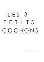Aperçu - Autre type de ressources - Les 3 petits cochons - Page de couverture