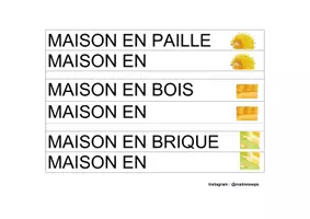 Aperçu - Autre type de ressources - Les 3 petits cochons - Page 3