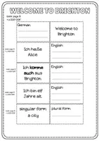 Vorschau - Arbeitsblätter - Vocabulary Flashcards - Welcome Unit - Seite 2