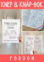 förhandsvisning - Fordon - pyssla och klura - försättsblad