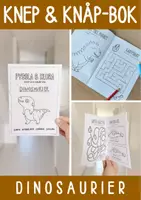 förhandsvisning - Dinosaurier - pyssla och klura - försättsblad