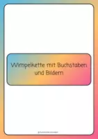 Vorschau - Präsentationen/Tafelbilder - Wimpel - Buchstaben des Alphabets - Seite 2