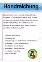 Vorschau - Stundenentwürfe - Lerntheke Uhrzeit volle Stunden Klasse 1 2 - Seite 1