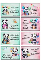 Vorschau - Anderer Materialtyp - Geburtstagskärtchen für deine Pandaklasse - Seite 3