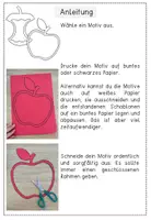 Vorschau - Mal- und Bastelvorlagen - Der Apfel - Fensterbilder - Bastelvorlage - Seite 2