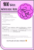 Vorschau - Arbeitsblätter - 100 Sätze: Wörtliche Rede - Seite 1