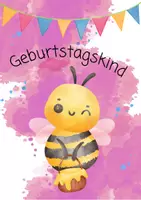 Vorschau - Bildkarten - Geburtstagsaufsteller Biene - Seite 2
