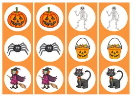 Vorschau - Spiele - Ausdauerlauf "Finde den Zwilling": Halloween - Seite 2