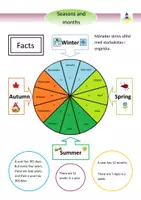 förhandsvisning - Seasons and months. Arbetshäfte med facit. - sida 2