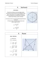 Vorschau - Fördermaterial/Inklusion - Pythagoras in ebenen Figuren Merkblätter - Seite 1