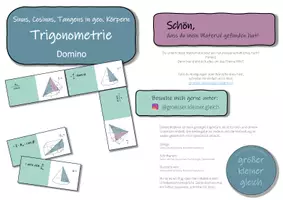Vorschau - Spiele - Trigonometrie (Sinus, Cosinus, Tangens) - Domino (Legespiel) - Seite 2