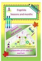 förhandsvisning - Seasons and months. Arbetshäfte med facit. - försättsblad