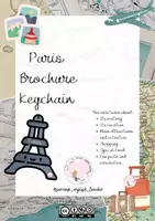 Vorschau - Mal- und Bastelvorlagen - PARIS-PROSPEKT-SCHLÜSSELANHÄNGER - Seite 1