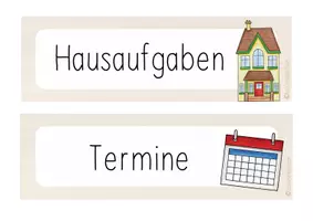 Vorschau - Bildkarten - Tagestransparenz - Tafelschilder - Seite 1