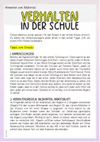 Vorschau - Arbeitsblätter - 1. Klasse: Klassenregeln, -werte, Verhalten in der Schule (Klasse 1) - Seite 1