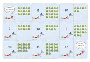 Vorschau - Stationenlernen - Zahlenraum bis 20, 8x Domino Mengen erkennen, Zahlvorstellung, Zahlenraumerweiterung bis 20 - Seite 2