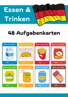 Vista previa - Tarjetas / Manipulativos - Essen und Trinken, Aufgabenkarten - Portada