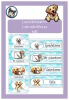 Vorschau - Arbeitsblätter - wachsendes Materialpaket Labradorklasse für einen hellen Labrador #Klassentier #Hundeklasse - Seite 1