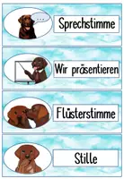 Vorschau - Poster - Lautstärkekarten Tafelmaterial Labradorklasse dunkel #Klassentier - Seite 3