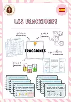 Vista previa - Hojas de trabajo - Las fracciones - Portada