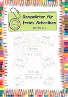 Vorschau - Unterrichtsreihen - Ganzwörter umfangreiches Paket mit 65 Wörtern (Teil 2) - Deckblatt