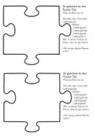 Vorschau - Mal- und Bastelvorlagen - Kennenlernen. Klassengemeinschaft: Klassen-Puzzle - Seite 1