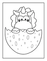 Aperçu - Apprentissages en autonomie - Dinosaur Coloring Pags for Kids Holiday Coloring Activities - Page 1