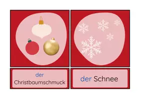 Vorschau - Bildkarten - Weihnachten Bild- & Wortkarten - Seite 3