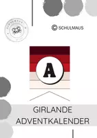 Vorschau - Anderer Materialtyp - Weihnachten Girlande "Adventkalender" - Deckblatt