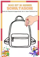 Vorschau - Arbeitsblätter - Gegenstände in der Schule - Rechtschreibung - Seite 1