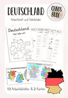 Vorschau - Unterrichtsreihen - Deutschland - Arbeitsblätter und Tafelbilder - Deckblatt