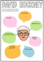 Vorschau - Arbeitsblätter - 4x Künstler*innen Materialpaket für die Mittelstufe - Steckbriefe für den Kunstunterricht - Seite 2