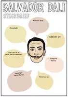 Vorschau - Arbeitsblätter - Salvador Dalí - Steckbrief & Weitermalbilder - Surrealismus im Kunstunterricht - Seite 2