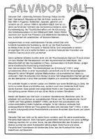 Vorschau - Arbeitsblätter - Salvador Dalí - Steckbrief & Weitermalbilder - Surrealismus im Kunstunterricht - Seite 3