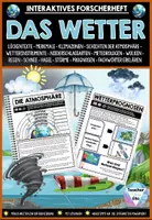 Vorschau - Unterrichtsreihen - Das Wetter Bundle Materialpaket | digital + analog | sofort einsatzbereit - Seite 1