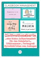Vorschau - Merkblätter - Motivationskarte. Willkommensgruß. Eine kleine Aufmerksamkeit - Deckblatt