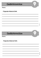 Vorschau - Arbeitsblätter - Elternbrief Material fehlt Elterninfo - Seite 3