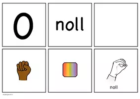 förhandsvisning - Kort med talen 0-10 och TAKK 🌈 - sida 1