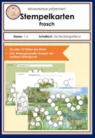 Vorschau - Anderer Materialtyp - Stempelkarten: Klassentier Frosch (Verstärkungs-/Belohnungssystem/Token) - Deckblatt