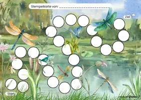 Vorschau - Anderer Materialtyp - Stempelkarten: Klassentier Libelle (Verstärkungs-/Belohnungssystem/Token) - Seite 3