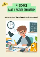 Vorschau - Bildkarten - Picture Description - Sprechprüfung (ab Kl. 6, SCHOOL) - Seite 3