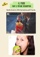 Vorschau - Bildkarten - Picture Description - Sprechprüfung (ab Kl. 8/9, FOOD) - Seite 2