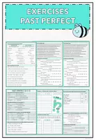 Vorschau - Arbeitsblätter - Past Perfect Excersises - Deckblatt