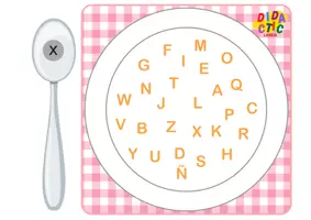 Vista previa - Hojas de trabajo - Sopa de letras! (lectoescritura con comidas) - página 2