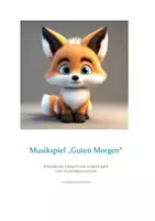 Vorschau - Arbeitsblätter - Förderung exekutiver Funktionen Musikspiel "Guten Morgen" - Deckblatt