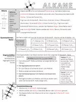 Vorschau - Arbeitsblätter - Alkane: Zusammenfassung nach Art von Cornell - Notes - Seite 3