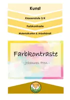 Vorschau - Arbeitsblätter - Farbkontraste - Deckblatt