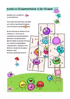 Vorschau - Anderer Materialtyp - Puzzles zur Gruppeneinteilung - Seite 1